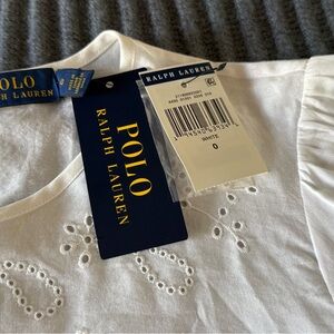 Ralph Lauren White Eyelet Women's Blouse